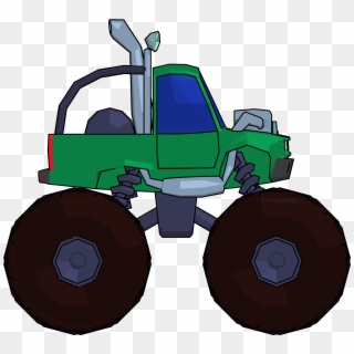 Monster Truck Cartoon Png Clipart Picture Side View - Monster Trucks Transparent Png Clipart, Png Download