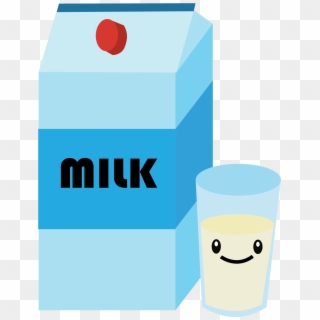Milk Clipart Low Fat Milk - Milk And Yogurt Clipart, HD Png Download