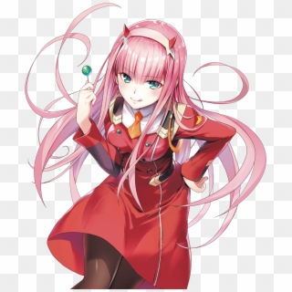 Anime, Darling In The Franxx, Zero Two , Png Download, Transparent Png -  2222x2627(#1614458) - PngFind