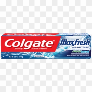 Colgate Max Fresh Shockwave Toothpaste With Cooling - Colgate Max Fresh Png, Transparent Png