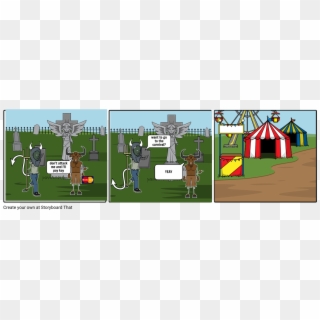 And Minitore Become Friends Storyboard By Vincentdesomma - Cartoon, HD Png Download