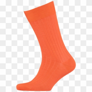 Coloured Socks Orange - Sock, HD Png Download