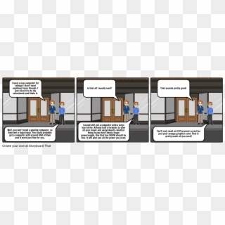 Buying Computers - Cartoon, HD Png Download