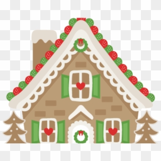 Gingerbread House Clipart Png, Transparent Png