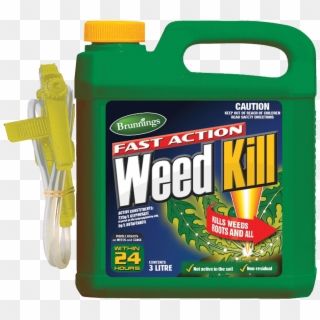 Weed Kill Fast Action Glyphosate Spray Rtu 3lt Brunnings - Weapon, HD Png Download