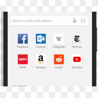 Edge Mobile Browser, HD Png Download