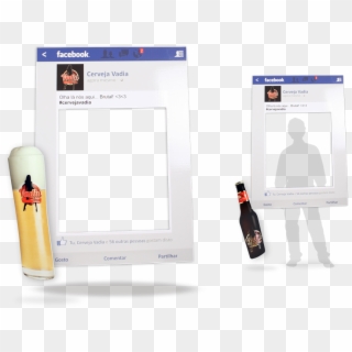 Photoboot Facebook3 - Glass Bottle, HD Png Download