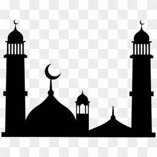 Clipart - Silhouette Of A Mosque, HD Png Download