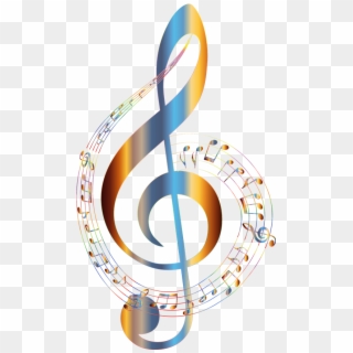 Musical Notes - Colorful Music Note Png, Transparent Png