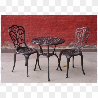 Home / Cast Aluminium Chair Set / Cast Aluminium Chair - Outdoor Furniture Two Seater, HD Png Download