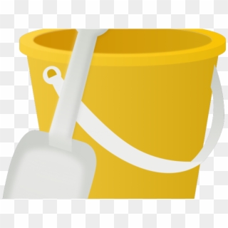 Bucket Clipart Plastic Bucket - Bucket And Spade Clip Art, HD Png Download