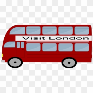 Travels - London Bus Clipart Png, Transparent Png
