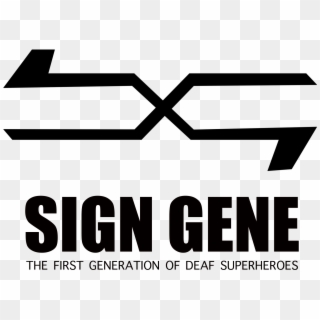 Sign Gene Logo With Texts - Graphic Design, HD Png Download