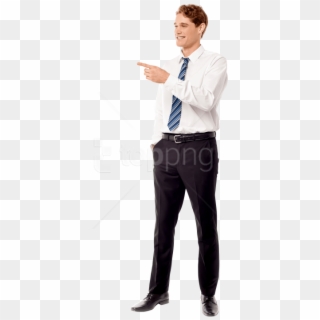 Download Men Pointing Left Png Images Background - Man Pointing Png, Transparent Png
