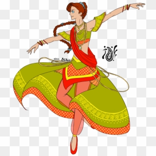 Free Dance Clipart At Getdrawings - Indian Dance Clipart Png, Transparent Png