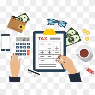 As 2018 Draws To A Close, It's That Time Of The Year - Tax Illustration Png, Transparent Png