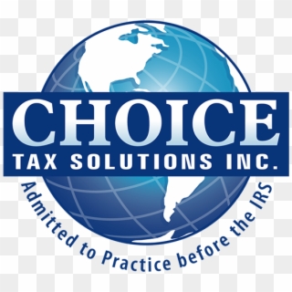 Choice Tax Solutions Logo - Globe, HD Png Download