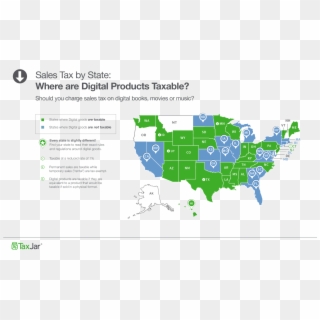 Sales Tax By State 2018, HD Png Download