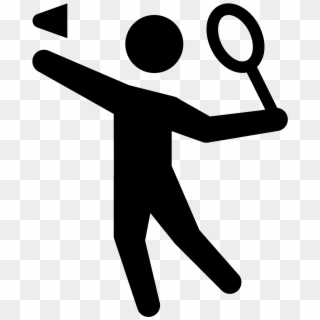 Badminton Player Icon, HD Png Download
