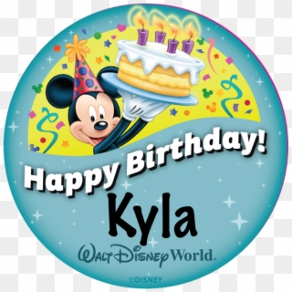 Walt Disney World Todayverified Account - Disney Birthday Pin, HD Png Download