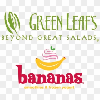 Green Leaf's & Bananas Logo - Green Leaf's And Bananas Logo, HD Png Download