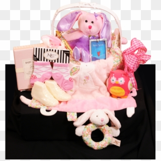 Ultimate Baby Girl Welcome Basket - Baby Toys, HD Png Download