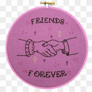 Friends Forever 6 Hand Embroidery By Cardinal & Fitz - Best Friends Embroidery, HD Png Download