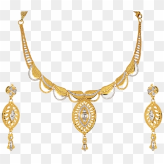 Orra Gold Set Necklace Designs - Latest Kitty Set Designs In Gold, HD Png Download