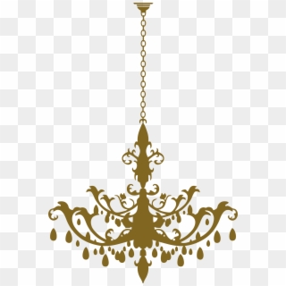 Chandelier Wall Decal, HD Png Download