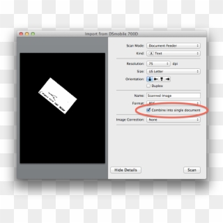 How To Combine Two Scanned Documents Into One In Os - Combine Scanned Documents Into One Pdf, HD Png Download
