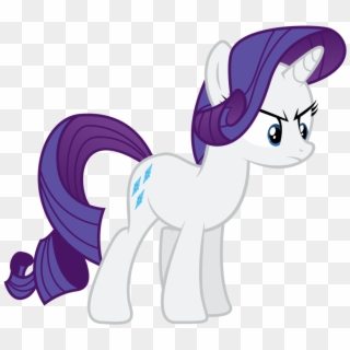 Rarity Transparent Image - My Little Pony Angry Rarity, HD Png Download