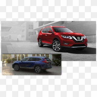 2017 Nissan Rogue Vs - Honda Crv 2017 Vs Nissan Rogue 2017, HD Png Download