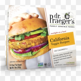 Dr Praeger's California Veggie Burgers, HD Png Download
