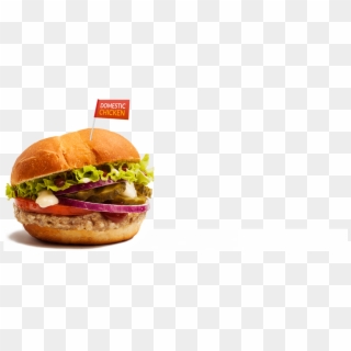 Burger Chicken King - Cheeseburger, HD Png Download