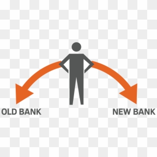 Choose Between Old And New Bank - Old Bank New Bank, HD Png Download