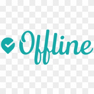 Offline Logo Textmark Teal - Offline Logo Png, Transparent Png