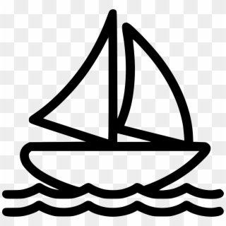 Sail Boat Comments - Boat Icon Png, Transparent Png
