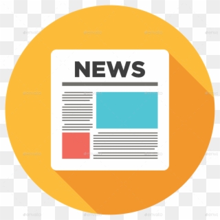 Image Set/png/256x256 Px/newspaper Icon - News Flat Icon Png, Transparent Png