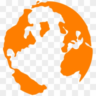 Orange Globe Clip Art - Change You Wish To See, HD Png Download