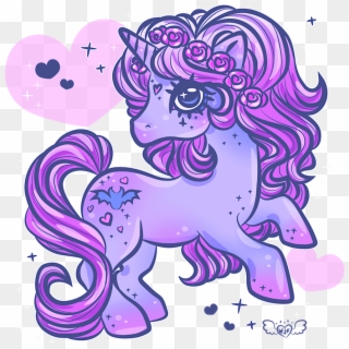 My Little Pastel Goth Pony By Miss Jedi Flip - Pastel Goth Pastel Unicorn, HD Png Download