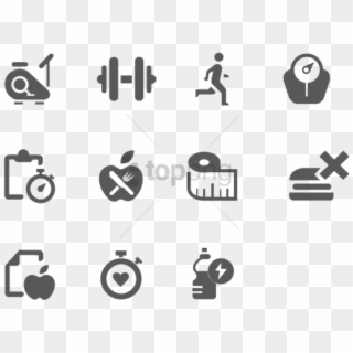 Free Png Fitness Icon Icons See Disclaimer Below - Health And Fitness Icon Png, Transparent Png