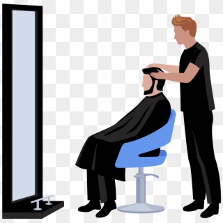 Beauty Parlour Euclidean Vector Hairdresser Hairstyle - Salon For Men Clipart, HD Png Download