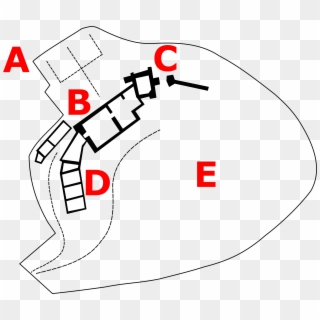 File - Hay Castle - Schematic - Garden , Png Download - München Ortsschild, Transparent Png