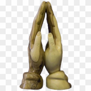 Praying Hands Made Of Olive Wood - Hands Made Of Wood, HD Png Download