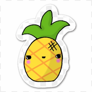 Cool Pineapples Cute Digital Clipart, Commercial Use - Kawaii Transparent Pineapple, HD Png Download