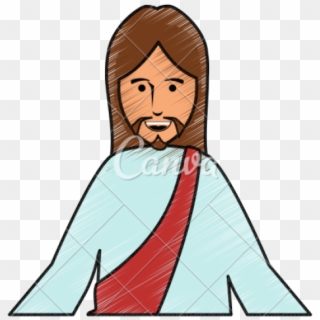 Jesus Christ Cartoon - Jesus Cartoon Face, HD Png Download