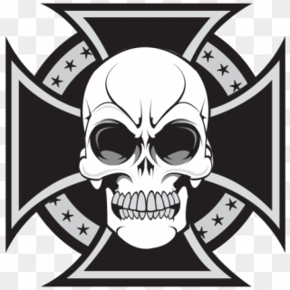 Nazi Skull And Crossbones - Battle Axe Warriors Symbol, HD Png Download
