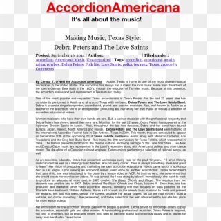 Accordionamericana It's All About The Music Http - American Appraisal, HD Png Download