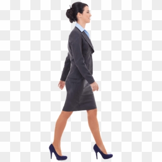 Business Woman Standing Png - Business Woman Walking Png, Transparent Png