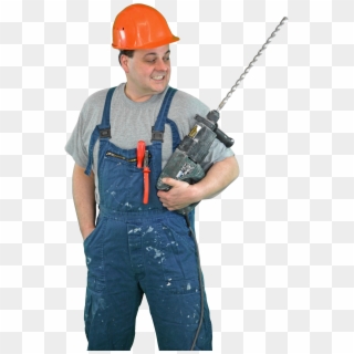 Construction Workers 921224 Clip - Drill, HD Png Download
